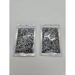 Blue Flame SS8 Bulk Lot Of  Glass Flatback Rhinestones Non Hotfix Bulk Lot